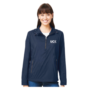 North End - Women's Aura Lightweight Packable Anorak (NE810W)