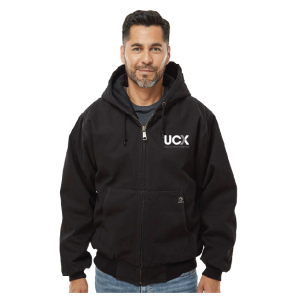 Men's Cheyenne Boulder Cloth™ Hooded Jacket with Tricot Quilt Lining (5020)
