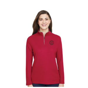CE405W Women's Fusion ChromaSoft™ Pique Quarter-Zip Pullover (CE405W)