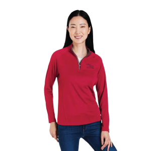 Women's Origin Performance Pique Quarter-Zip Pullover (CE418W)